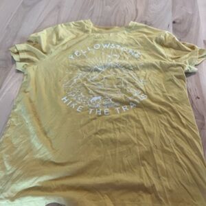 “Yellowstone Hike the Trails” yellow t-shirt